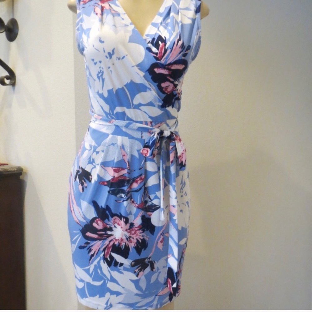 Venus Floral wrap dress